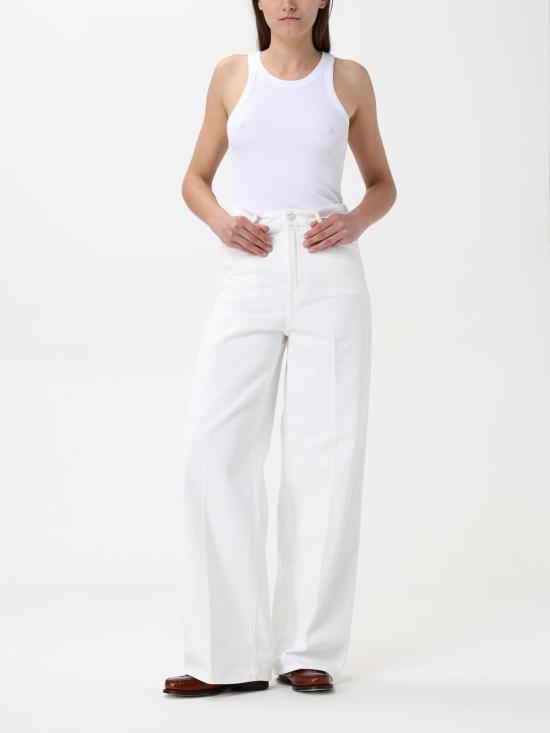 25SS 토템 데님 팬츠 242WRB2429FB0083 047 White - TOTEME