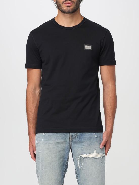 25FW 돌체앤가바나 반팔 티셔츠 G8PT1TG7F2I N0000 Black