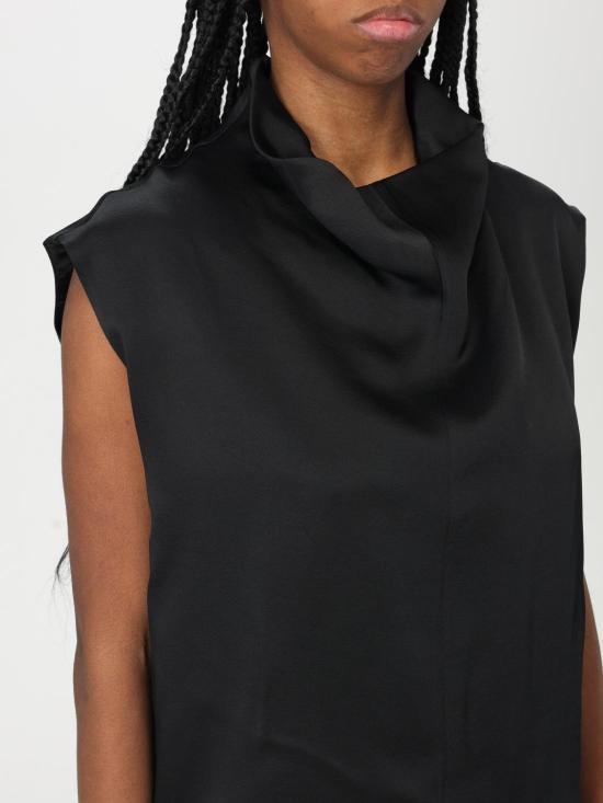 25SS 토템 민소매 티셔츠 251WRT0460FB0344 001 Black - TOTEME