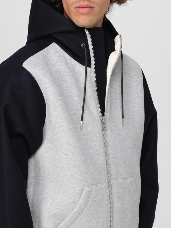 24FW 사카이 집업 니트 2403418M 398 Grey - SACAI