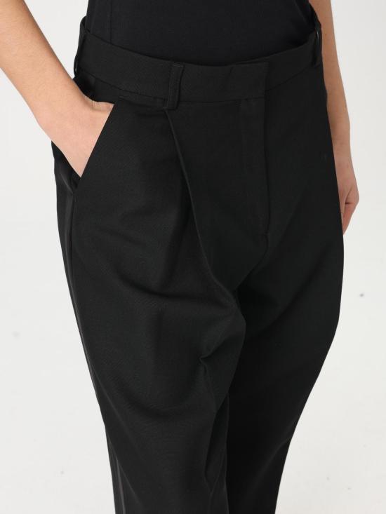 25SS 토템 스트레이트 팬츠 251WRB0254FB0026 001 Black - TOTEME