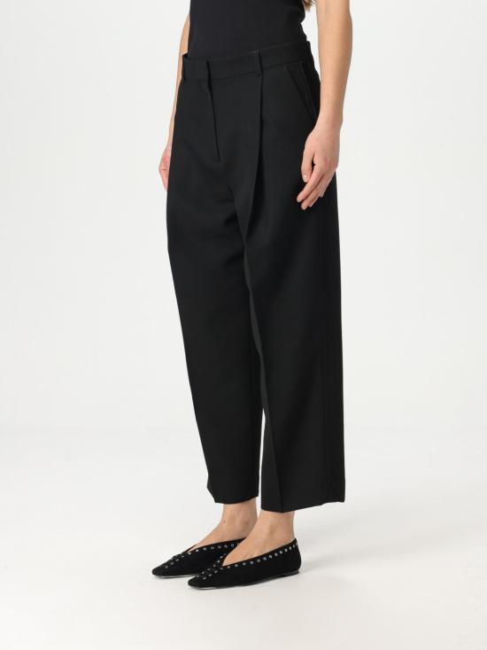25SS 토템 스트레이트 팬츠 251WRB0254FB0026 001 Black - TOTEME