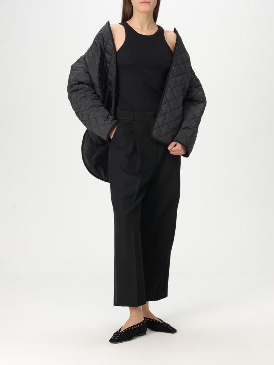 25SS 토템 스트레이트 팬츠 251WRB0254FB0026 001 Black - TOTEME