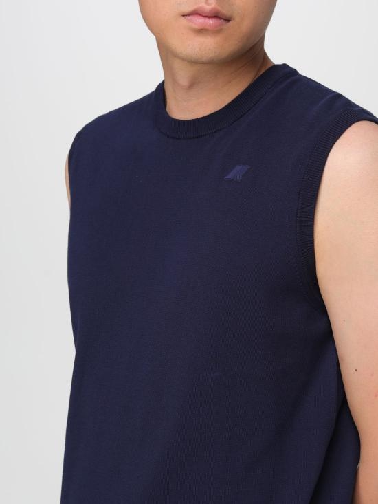 25SS 까웨 니트 베스트 K4122ZW K89 Blue - K-WAY