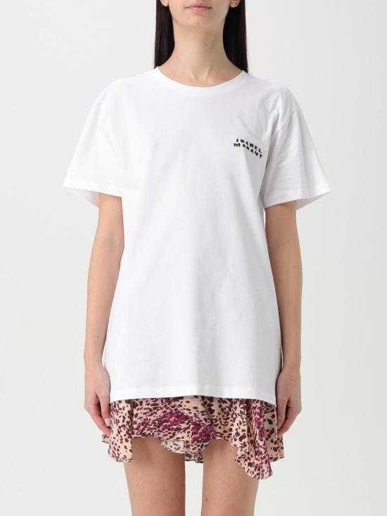 25SS 이자벨마랑 반팔 티셔츠 TS0103FAA2N44I 20WH White