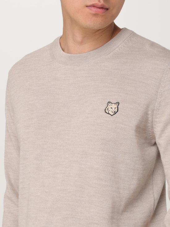 25FW 메종키츠네 볼드 폭스 헤드 패치 레귤러 MM00815KT1036 0134 Grey - MAISON KITSUNE