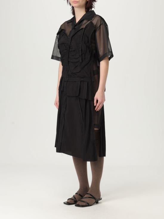 마르지엘라 미디 원피스 S51DD0027MTJ020 900 Black - MAISON MARGIELA