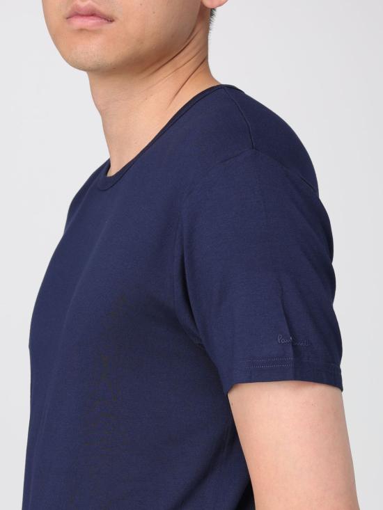 25FW 폴 스미스 반팔 티셔츠 M1A388FHP3PK 47 Blue - PAUL SMITH