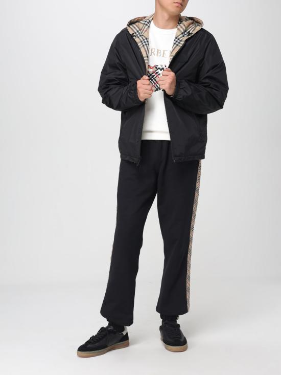 25FW 버버리 리버시블 체크 후디드 자켓 8110371 Sand - BURBERRY