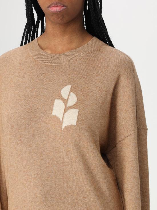 26SS 이자벨마랑에뚜왈 마리산스 코튼 스웨터 PU0053FAA1X05E 50CM Camel - ISABEL MARANT ETOILE