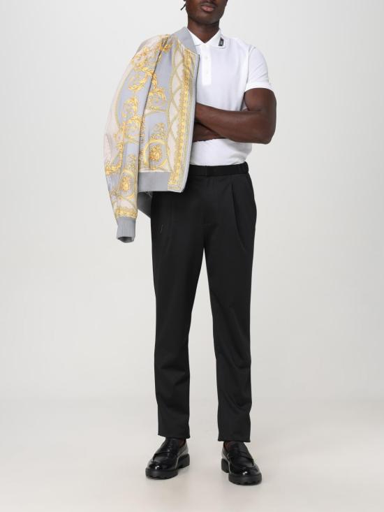 25FW 베르사체 폴로 티셔츠 10139061A11276 1W010 White - VERSACE