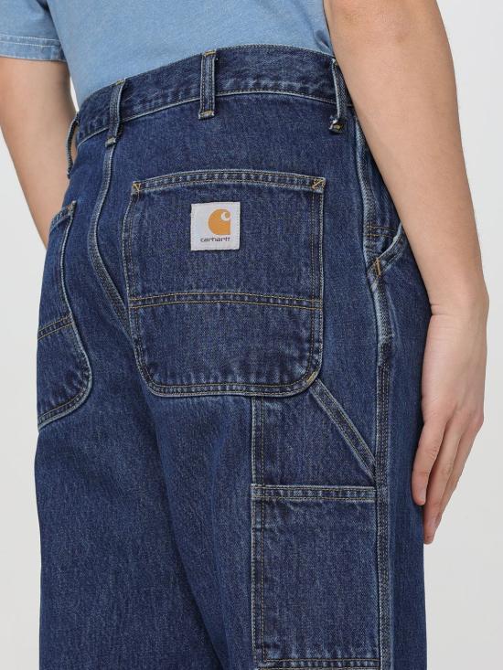25SS 칼하트 WIP 스미스 데님 싱글 니 팬츠 I032024 010632 Blue 1 - CARHARTT WIP