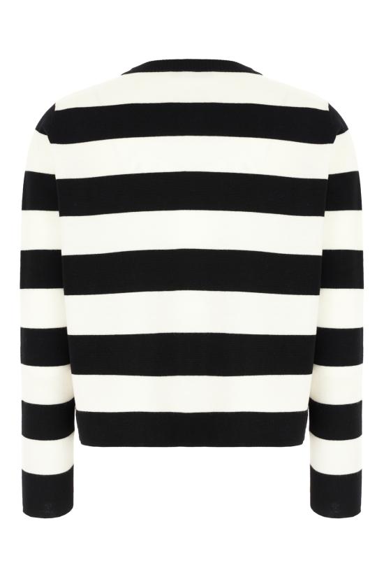 25FW 막스마라 스웨터 VITERBO 007 BIANCO NERO - MAX MARA