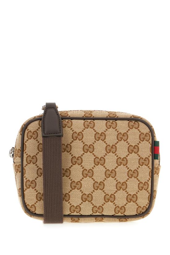 25FW 구찌 캔버스 미니백   834268FAEON 9750 EBONY COCOA VRV