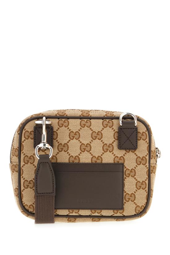 25FW 구찌 캔버스 미니백   834268FAEON 9750 EBONY COCOA VRV - GUCCI