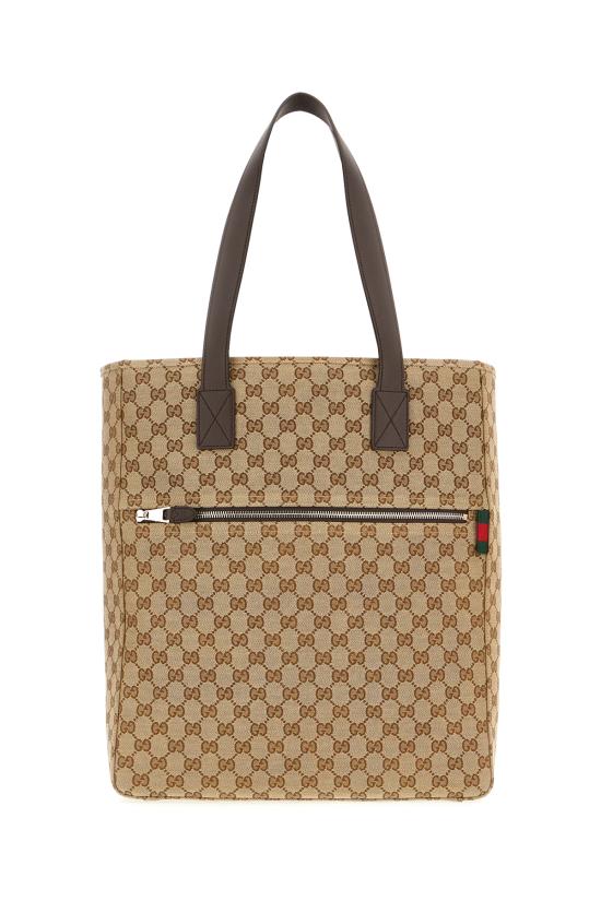 25FW 구찌 캔버스 라지 토트 백  834456FAEPS 9752 EBONY COCOA