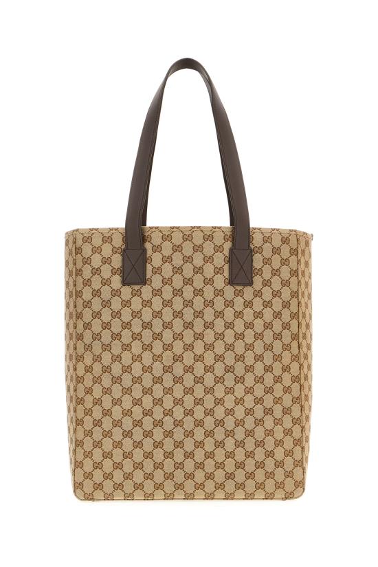 25FW 구찌 캔버스 라지 토트 백  834456FAEPS 9752 EBONY COCOA - GUCCI