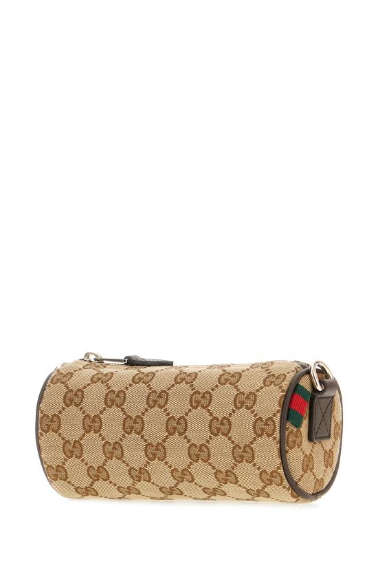 25FW 구찌 캔버스 미니 보스턴 백  834269FAEON 9750 EBONY COCOA VRV - GUCCI