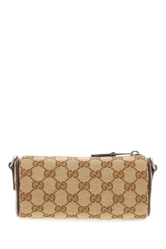 25FW 구찌 캔버스 미니 보스턴 백  834269FAEON 9750 EBONY COCOA VRV - GUCCI