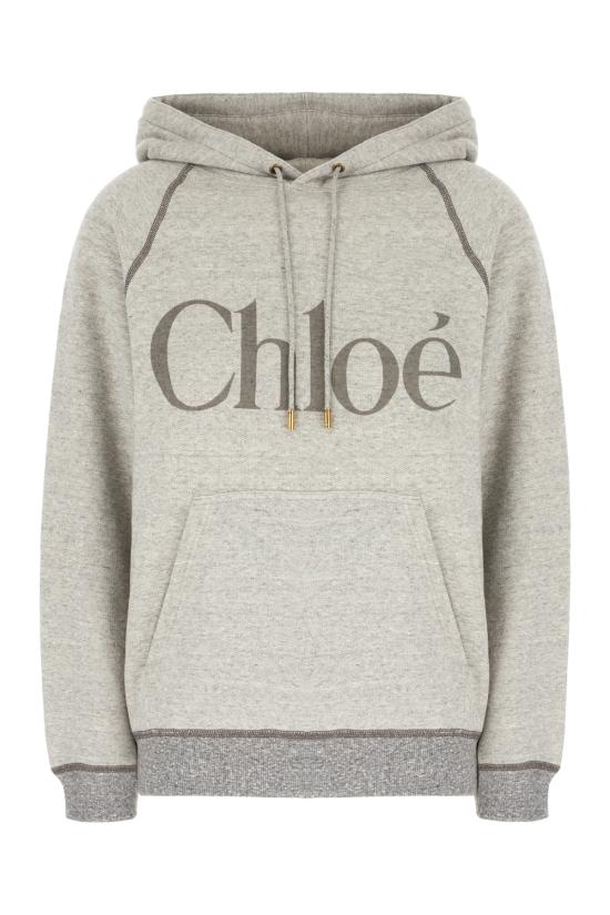 25FW 끌로에 후드 티셔츠 CH25AJH10179 060 VAPOR GREY