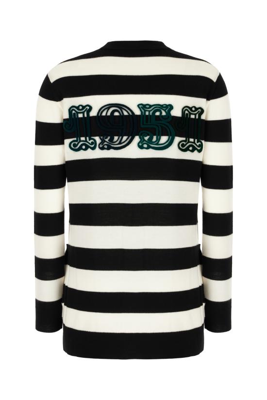 25FW 막스마라 가디건 FIEMME 007 BIANCO NERO - MAX MARA