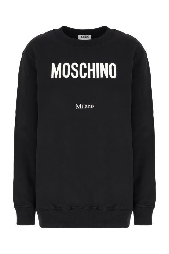 25FW 모스키노 긴팔 티셔츠 17085528 1555 FANTASIA NERO