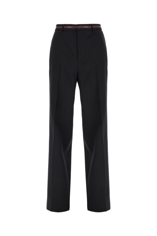 25FW 구찌 셀비지 디테일 울 팬츠 832544Z7AQV 4668 BLU RED