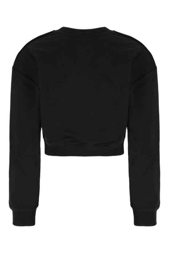 26SS 발망 긴팔 티셔츠 EF1JQ002BB02 EAB NOIR BLANC - BALMAIN