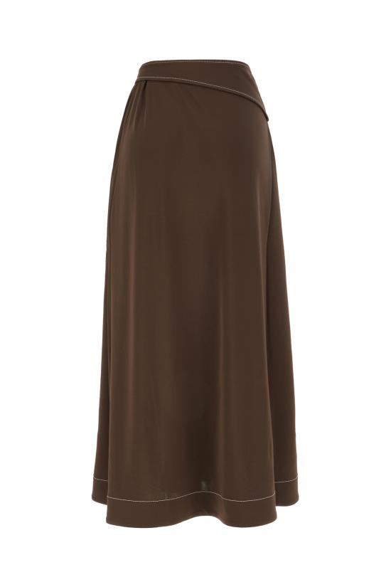 25FW 토리버치 롱 스커트 170771 211 Marrone - TORY BURCH