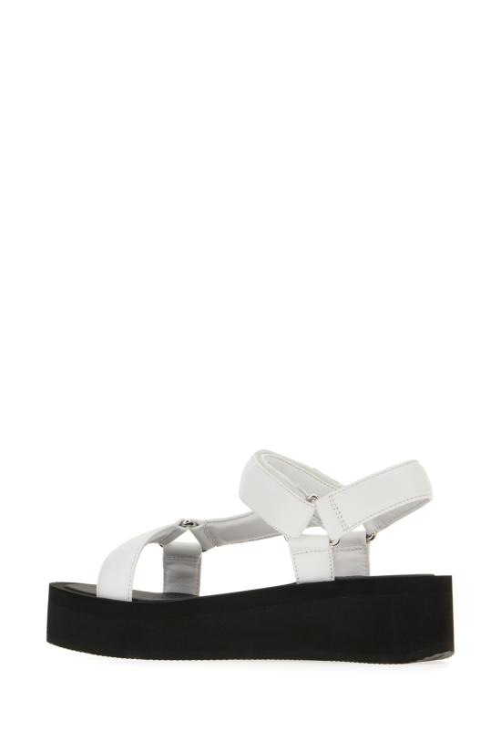 25FW 토리버치 샌들 166402 137 WHITE SILVER BLACK - TORY BURCH