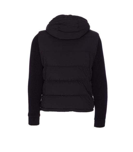 25FW 무레르 포스콜로 KNM 패디드 봄버 니트 자켓 FOSCOLOKNMU0001 Black - MOORER