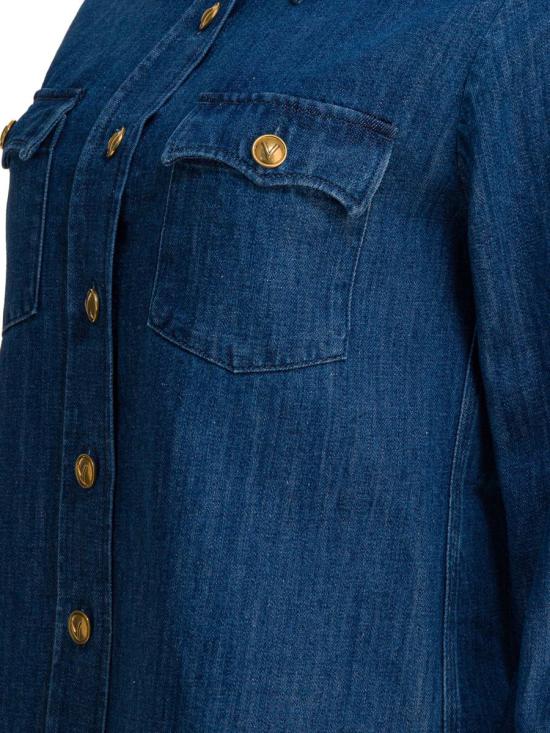 25FW 발렌티노 가라바니 셔츠 6B3DB02X94C558 BLUE - VALENTINO GARAVANI