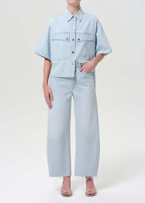  에이골디 데님 팬츠 아골드 로우 커브 프레이 진 - AGOLDE