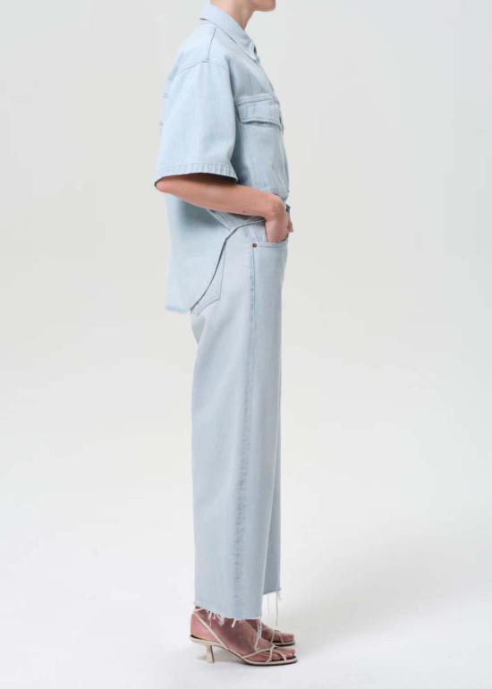  에이골디 데님 팬츠 아골드 로우 커브 프레이 진 - AGOLDE