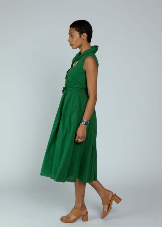  에이치플러스 하노 베셀 롱 원피스 H+ 한노 베셀 디비아나 드레스 그라스 - H+ HANNOH WESSEL