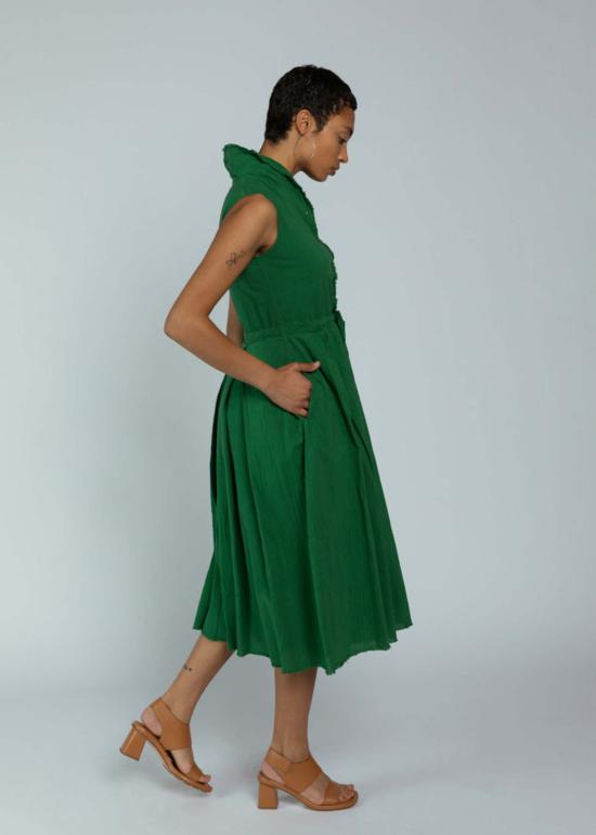  에이치플러스 하노 베셀 롱 원피스 H+ 한노 베셀 디비아나 드레스 그라스 - H+ HANNOH WESSEL