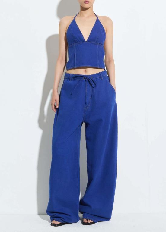  크리스티앙 뵈이넝스 데님 원피스 Christian Wijnants Piro 청바지 블루 - CHRISTIAN WIJNANTS