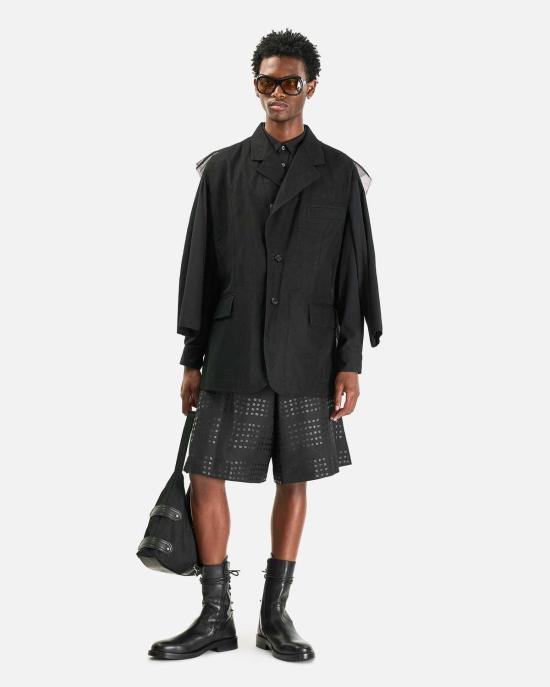  꼼데가르송 자켓 블랙 Comme Des Garçons 메쉬 조끼 - COMME DES GARCONS