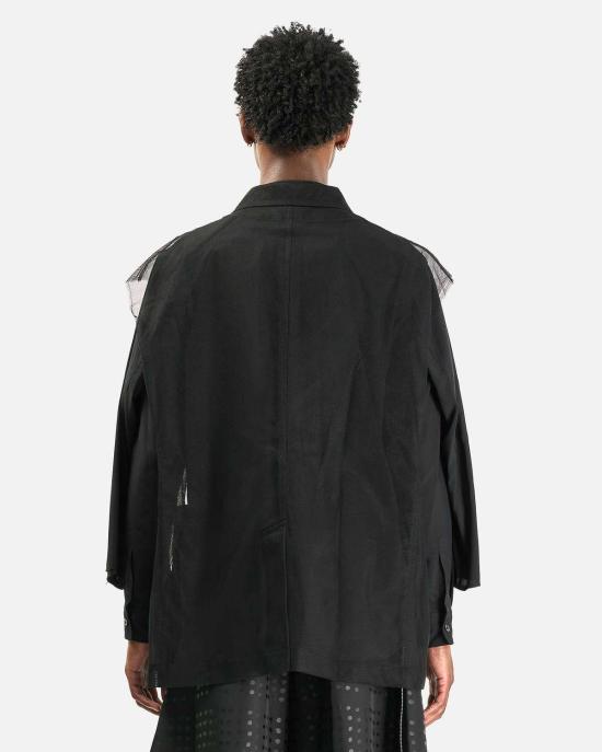  꼼데가르송 자켓 블랙 Comme Des Garçons 메쉬 조끼 - COMME DES GARCONS