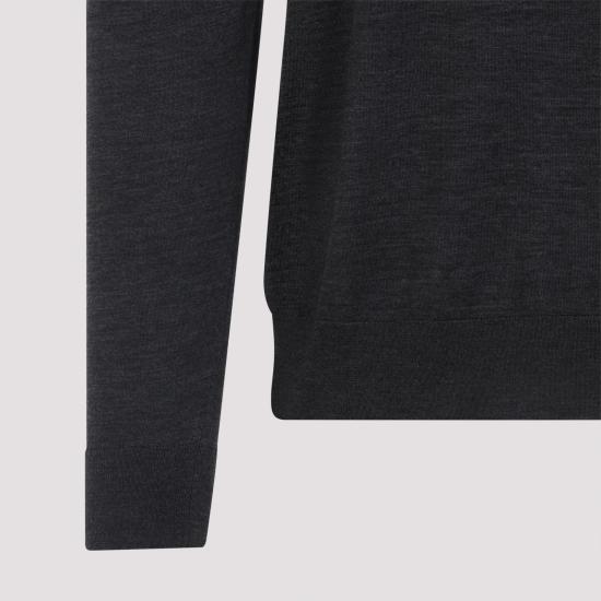 25FW 키톤 폴로 티셔츠 UMK08641002005 MEDIUM GREY MELANGE - KITON