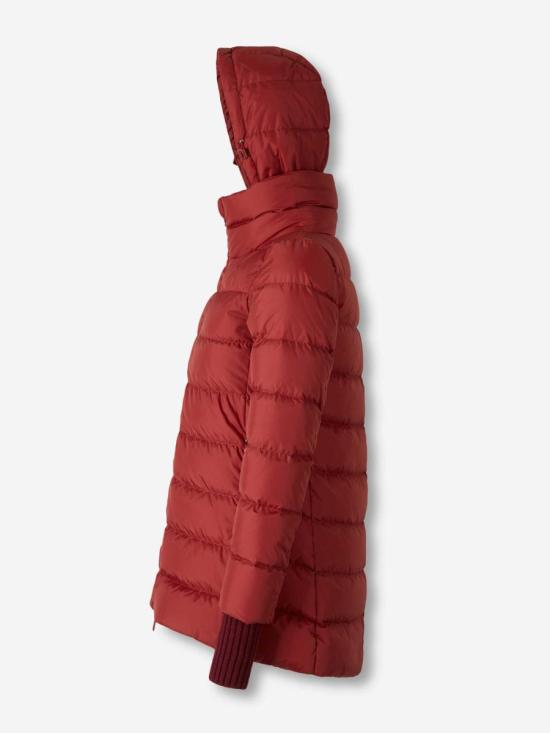 25FW 에르노 나일론 샤모니 A-셰이프  PI0660D12004Z 6705BORDEAUX Red - HERNO