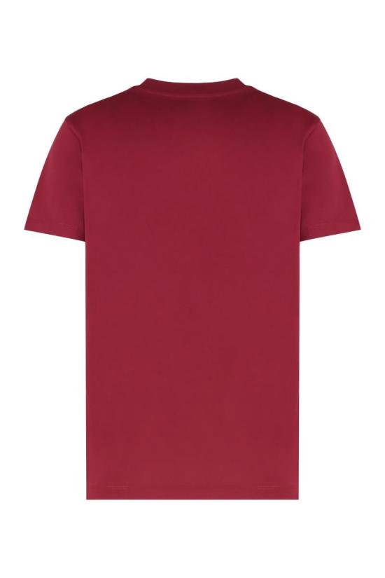 25FW 몽클레어 반팔 티셔츠 K20938C0001289AUO 460 RED - MONCLER
