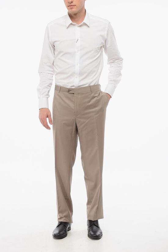  꼬르넬리아니 스트레이트 팬츠 755800 3108162 035 Beige - CORNELIANI