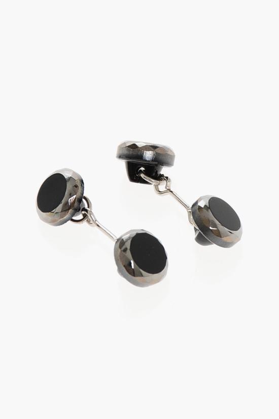  꼬르넬리아니 커프스 링크/타이 홀더 79HG99 7120535 020 Black - CORNELIANI