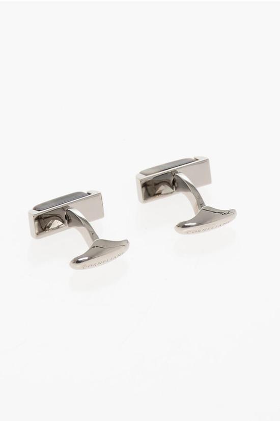  꼬르넬리아니 커프스 링크/타이 홀더 82TG99 8820535 030 VAR Brown - CORNELIANI