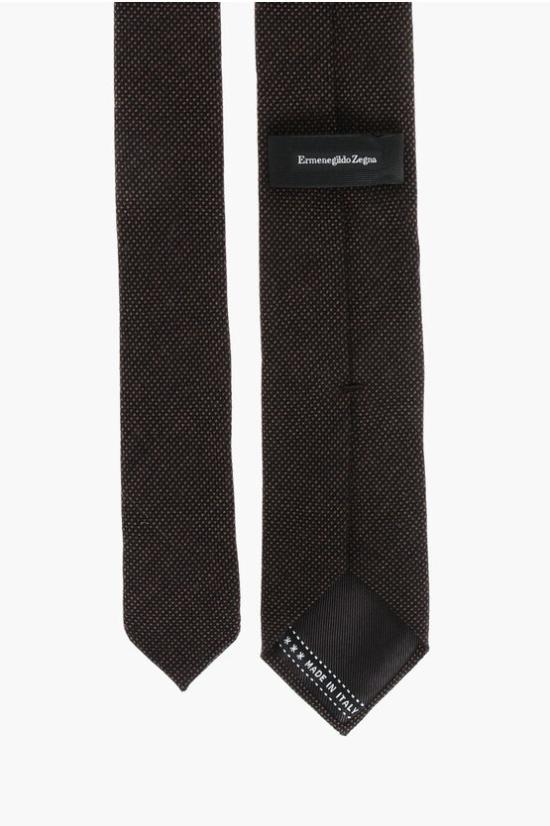  에르메네질도제냐 넥타이 Z8F401L7 B Brown - ERMENEGILDO ZEGNA