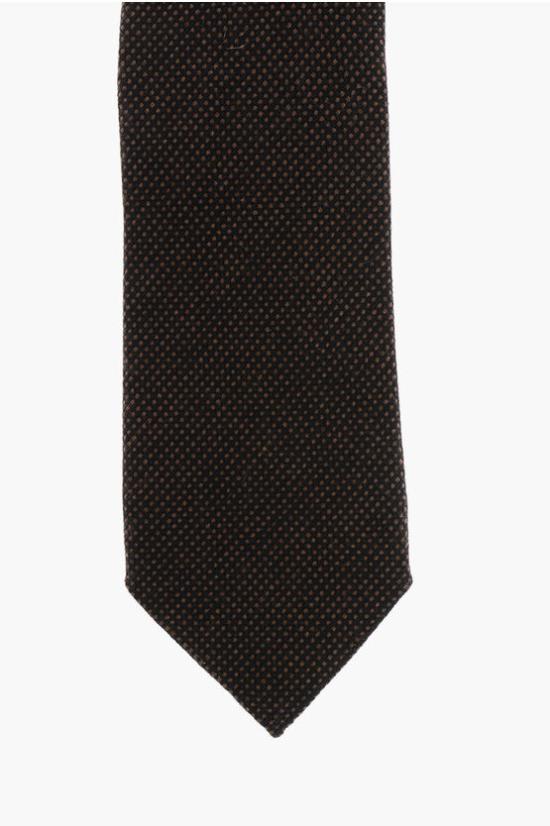  에르메네질도제냐 넥타이 Z8F401L7 B Brown - ERMENEGILDO ZEGNA