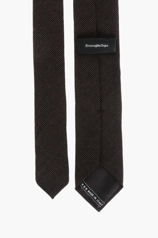  에르메네질도제냐 넥타이 Z8F401L7 B Brown - ERMENEGILDO ZEGNA