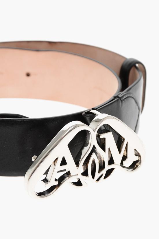  알렉산더 맥퀸 레귤러 벨트 7679211BR0Y1000 Black - ALEXANDER MCQUEEN