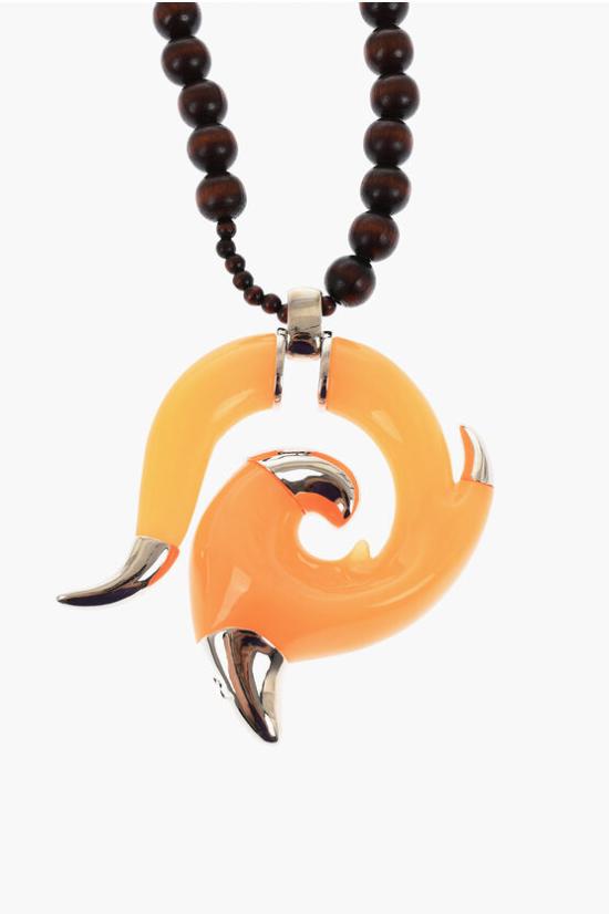  디스퀘어드2 목걸이/팬던트 NEW0215 28502682 6051 Arancio Marrone - DSQUARED2